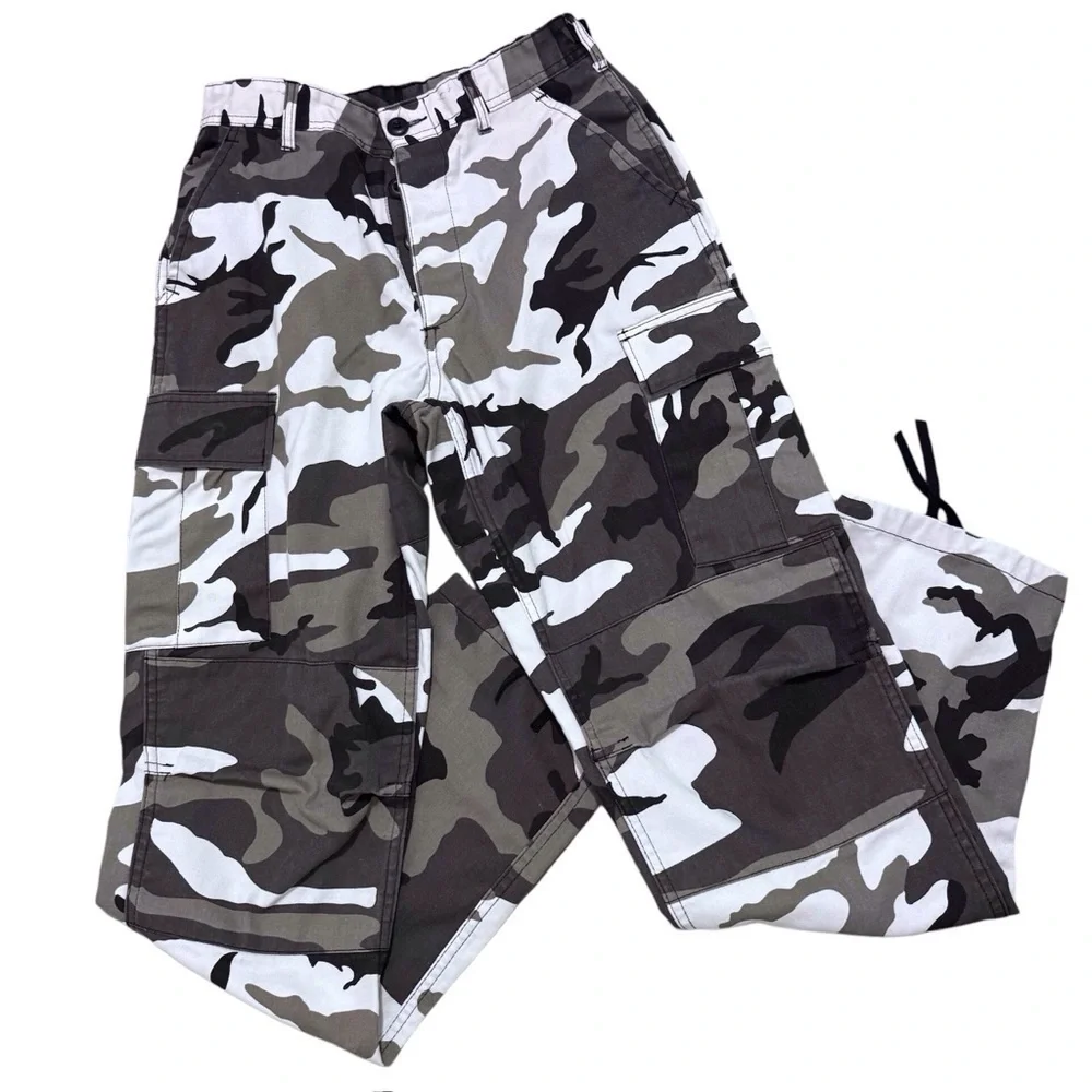 RothCo B. D. U Camo Cargo Pants High Rise Size Small Regular - Picture 1 of 12